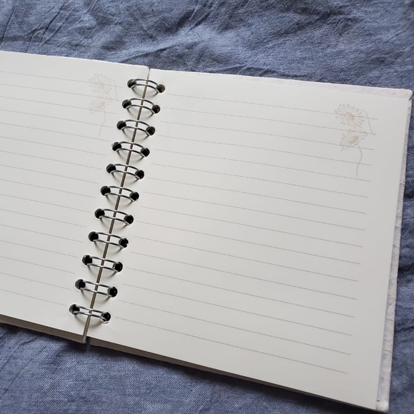 Beautiful Notebook with Roses and Musical notes on the cover - Picture 4 of 5